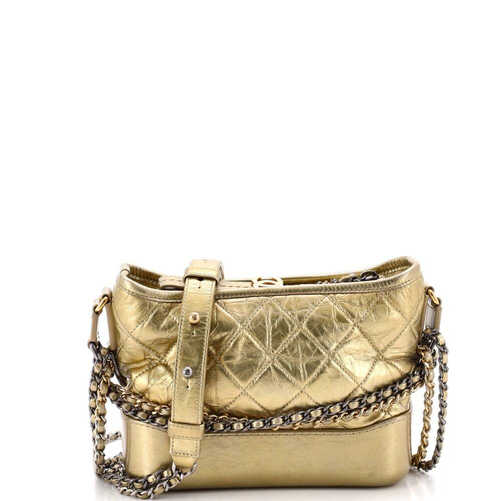 Chanel Gabrielle Hobo Quilted Metallic #312420C33B
